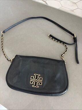 Tory Burch Black Leather Crossbody
